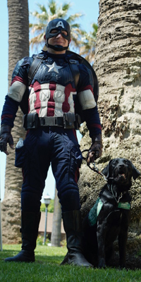 Fenrys with Captain America